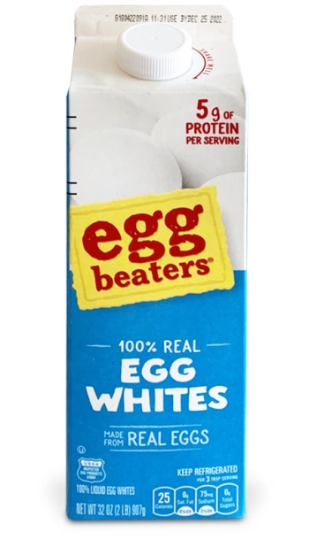carton of Egg Beaters Egg Whites