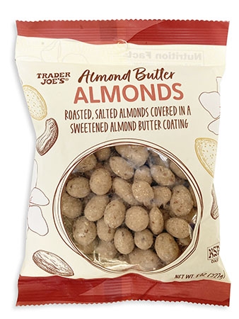 Bag of Trader Joe's Almond Butter Almonds