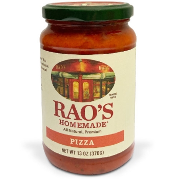 jar of Rao's Pizza sauce