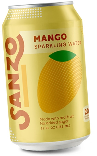 can of Sanzo mango flavor