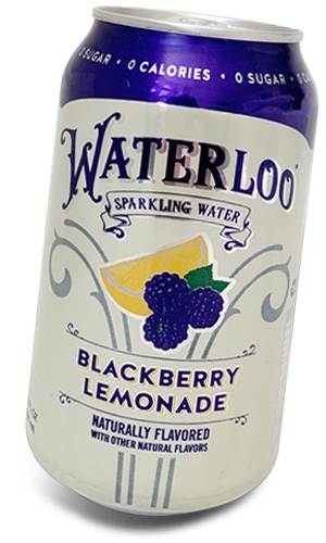 can of Waterloo blackberry lemonade