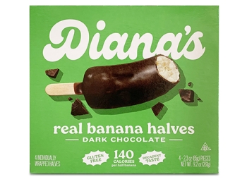 Box of Diana's Bananas dark chocolate