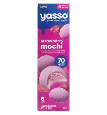 box of Yasso strawberry mochi