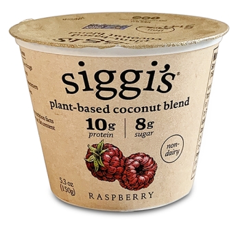 cup of Siggi's plant based coconut blend