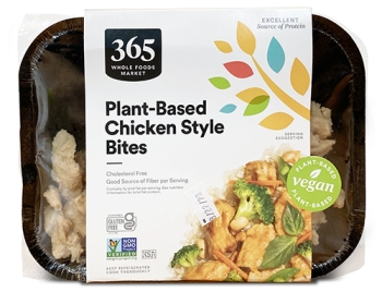 Whole Foods Market 365 plant based chicken style bites