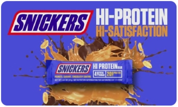 screenshot of Snickers Hi-protein ad