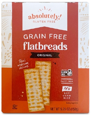 box of Absolutely Grain Free Flatbread original