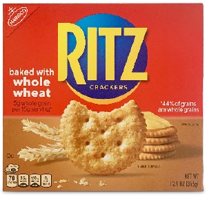 Box of Ritz baked with whole wheat