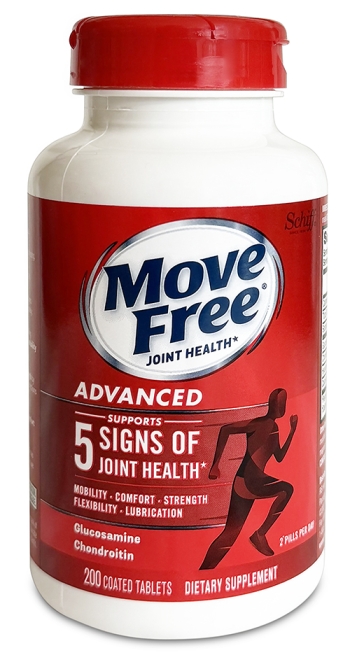 bottle of Move Free Advanced tablets